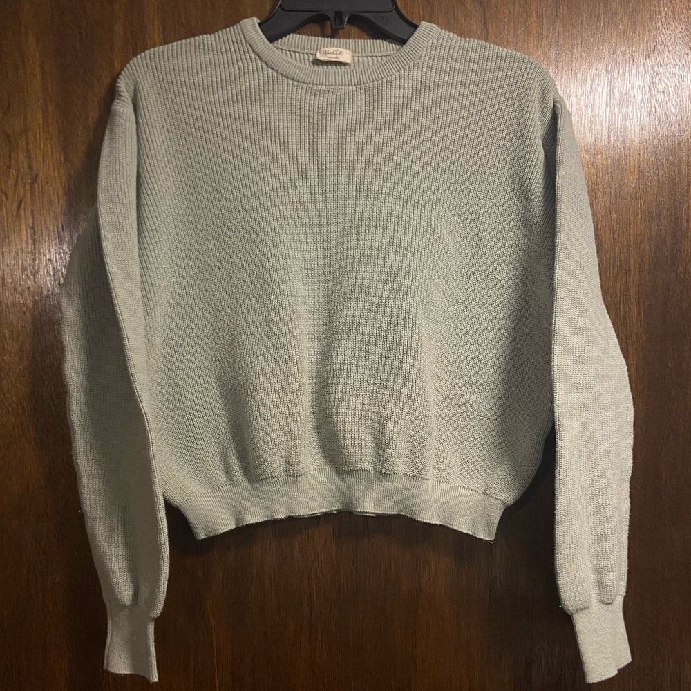 Brandy Melville John Galt California Mint Green Pullover Sweater